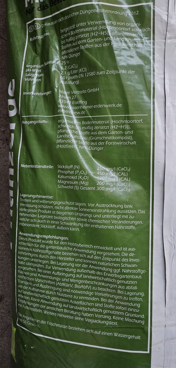 Pflanzerde torfreduziert 60 Liter – Bild 3