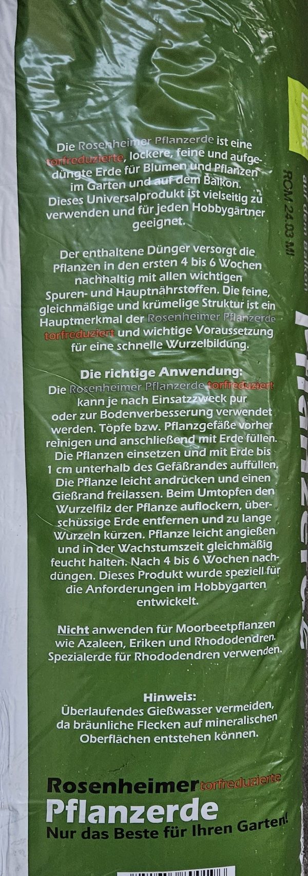 Pflanzerde torfreduziert 60 Liter – Bild 4
